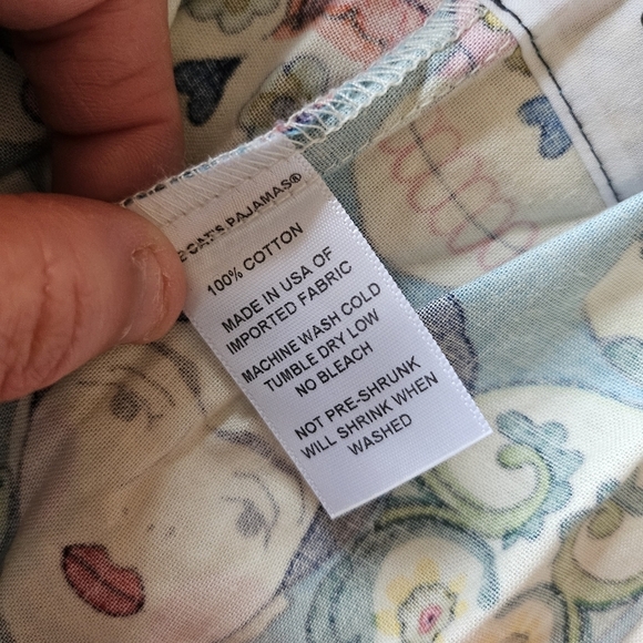 EUC The Cats Pajamas Sugar Skull Frida PJ Pants Women Small Cotton - Picture 7 of 11